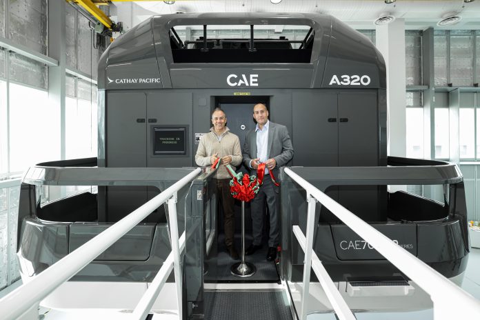Cathay Flight Training Centre welcomes new CAE Airbus Aneo full flight simulator Cathay Flight Training Centre welcomes new CAE Airbus Aneo full flight simulator