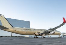 Qantas unveils first ‘Project Sunrise’ aircraft AI PHO A ULR Qantas MSN ST roll out