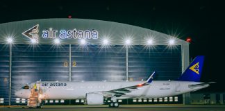 Air Astana CEO stepping down Air Astana Airbus A321LR scaled