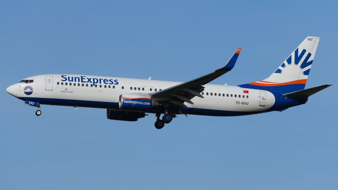 Berlin Brandenburg Airport SunExpress Boeing Q(WL) TC SUU (DSC)