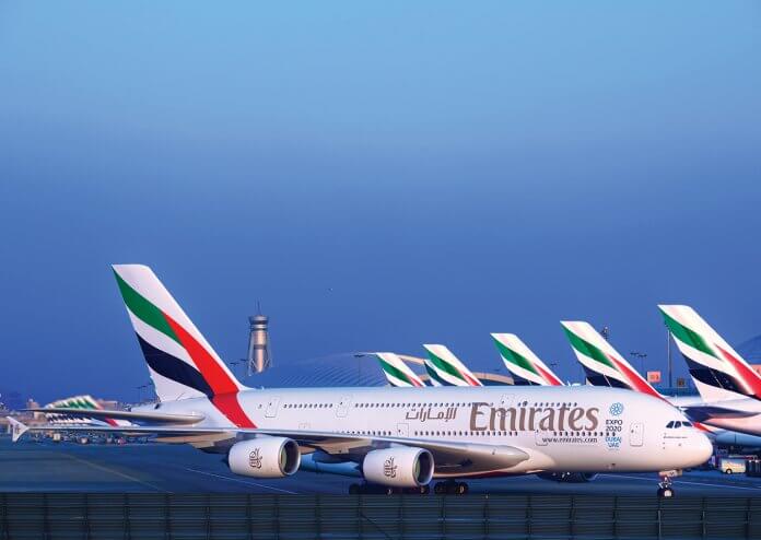 Emirates A380 Fleet at Dubai International