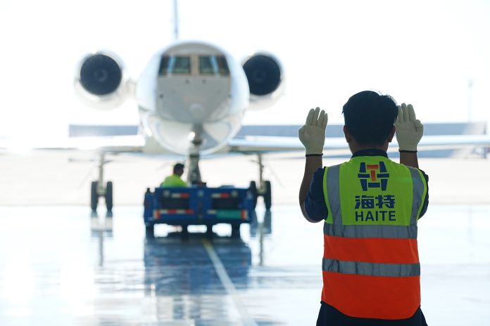ExecuJet Haite Beijing Daxing hangar