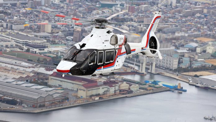 H for Hiroshima City Fire Services Copyrights Airbue Helicopters Frederic Tatin H for Hiroshima City Fire Services Copyrights Airbue Helicopters Frederic Tatin