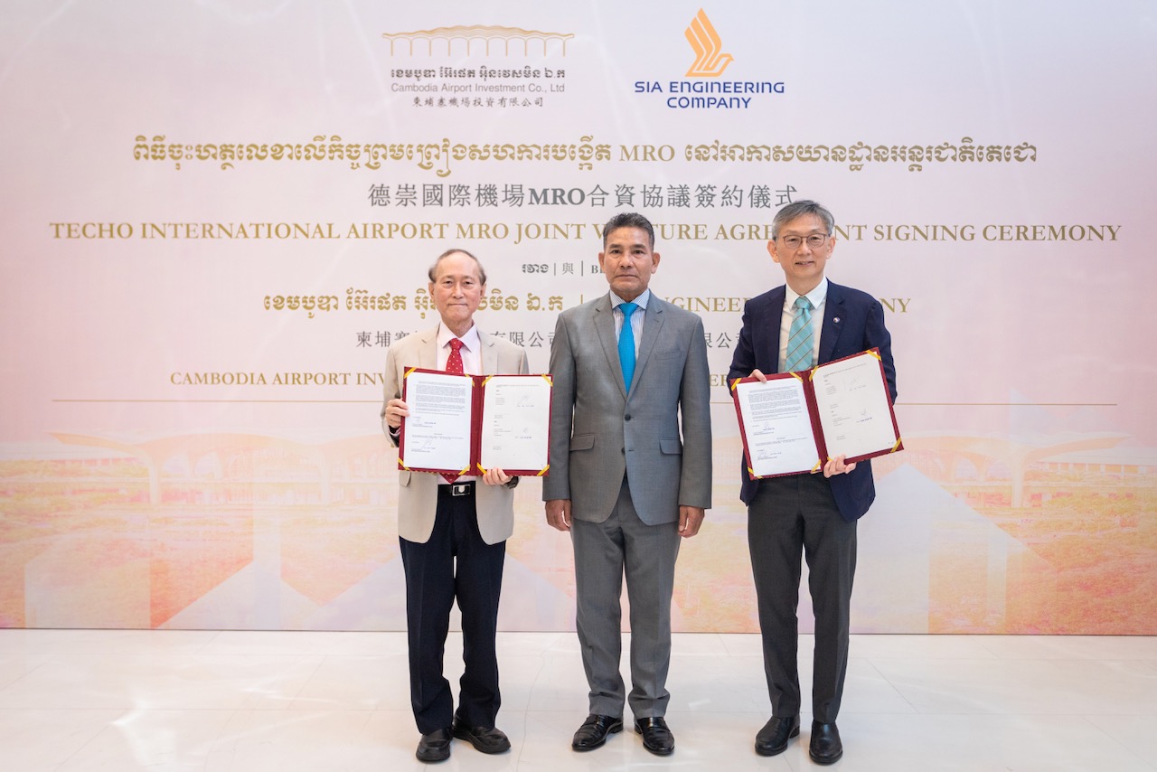 SIA Engineering to form JV with Cambodia Airport Investment