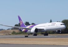 Thai Airways to line-fit NSG IFC package Thai-International-787
